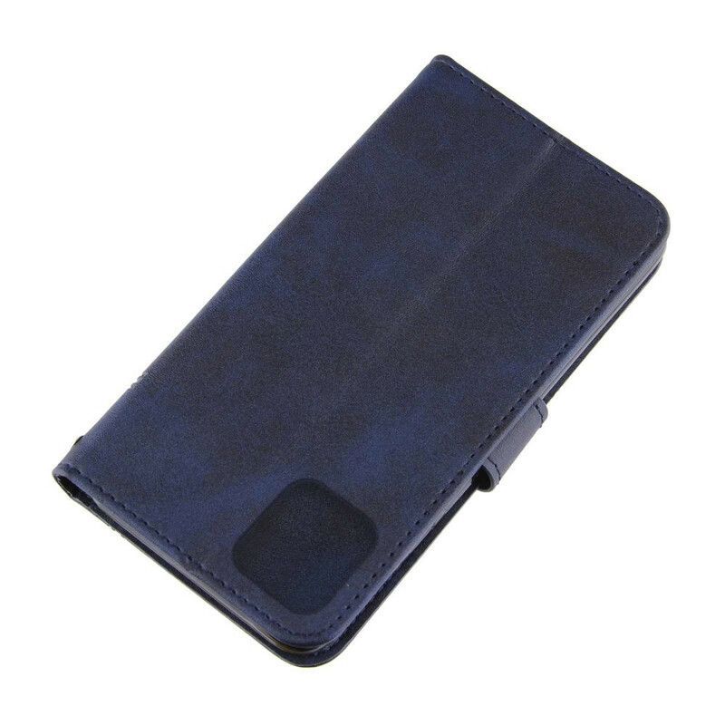 δερματινη Κάλυμμα iPhone 13 Pro Μαύρο Geo Leather Εφέ Με Τιράντες