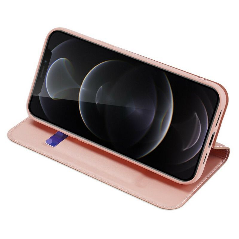 δερματινη θηκη Για iPhone 13 Pro Max Μαύρο Skin Pro Σειρά Dux Ducis