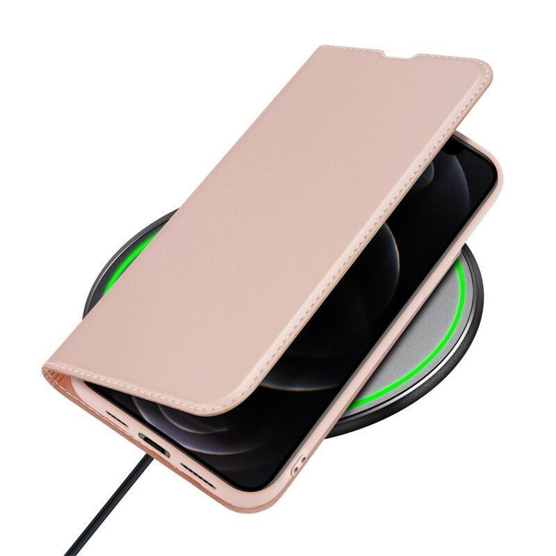 δερματινη θηκη Για iPhone 13 Pro Max Μαύρο Skin Pro Σειρά Dux Ducis