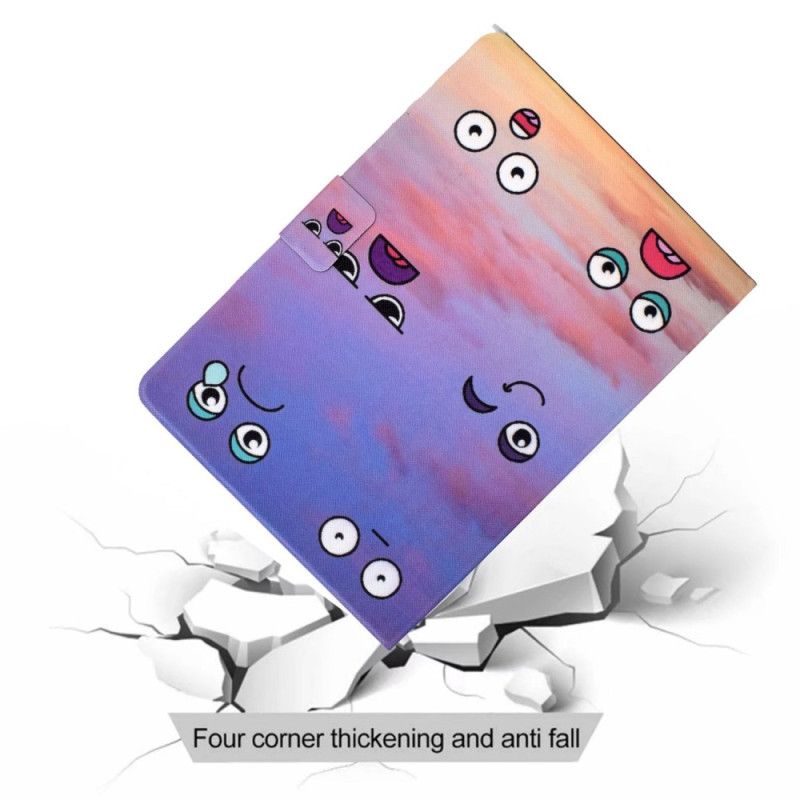 Δερματινη Θηκη iPad (2025) Αστεία Πρόσωπα Σιλικόνης
