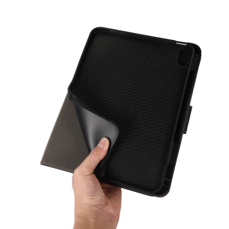 Δερματινη Θηκη iPad (2025) Δερμάτινο Πτερύγιο Και Θήκη Γραφίδας Σιλικόνης