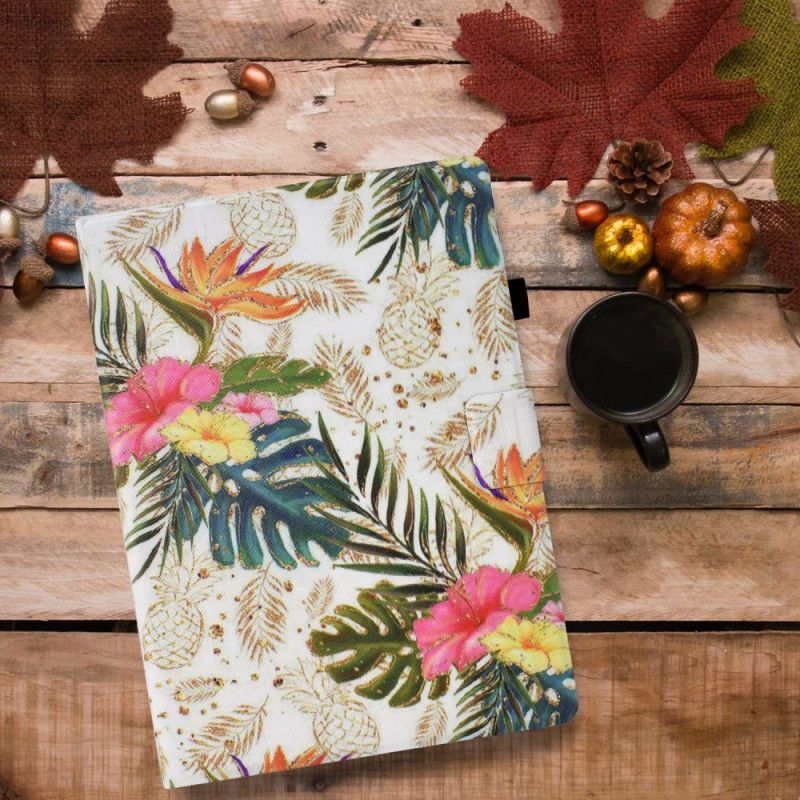 Δερματινη Θηκη iPad (2025) Χρυσός Ανανάς