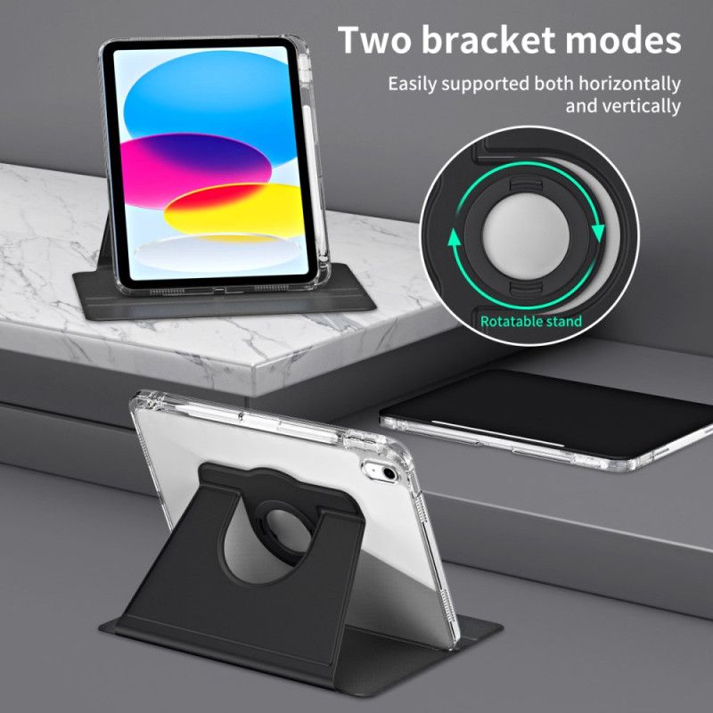 Δερματινη Θηκη iPad (2025) Υβριδικό Με Περιστρεφόμενη Βάση