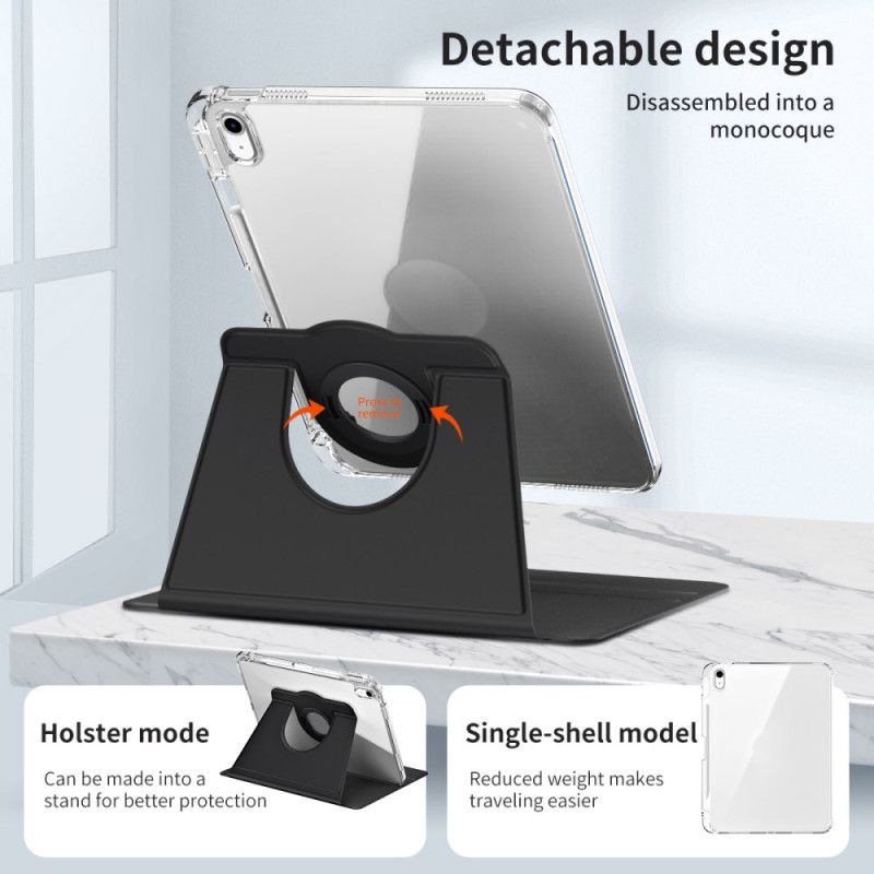 Δερματινη Θηκη iPad (2025) Υβριδικό Με Περιστρεφόμενη Βάση