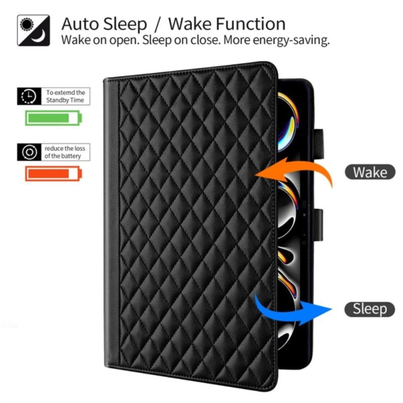 Δερματινη Θηκη iPad Pro 13 (2025) Επενδυμένο Σιλικόνης