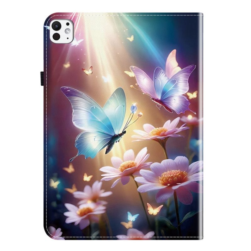 Δερματινη Θηκη iPad Pro 13 (2025) Λαμπερές Πεταλούδες