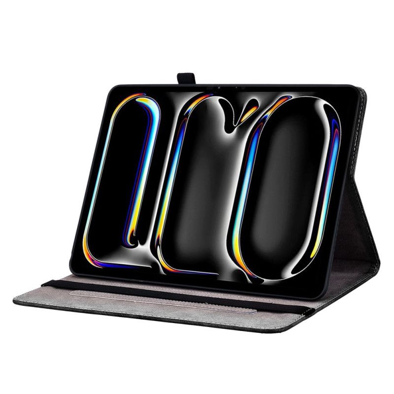 Δερματινη Θηκη iPad Pro 13 (2025) Μπλε Πεταλούδες