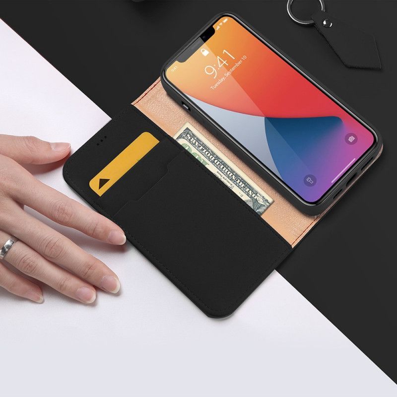 δερματινη θηκη iPhone 12 Pro Max Μαύρο Σειρά Ευχών Dux-Ducis