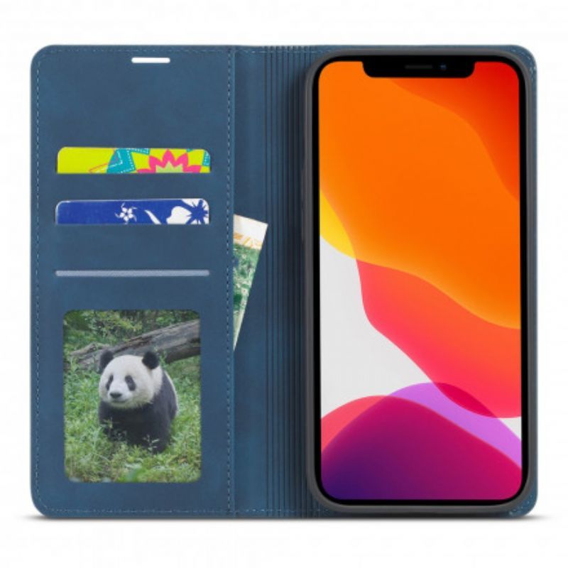 δερματινη θηκη iPhone 13 Μαύρο Forwenw Δερμάτινο Εφέ