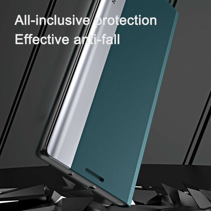 δερματινη θηκη iPhone 13 Pro Μαύρο Μαγνητικό Κούμπωμα Από Συνθετικό Δέρμα Λίτσι