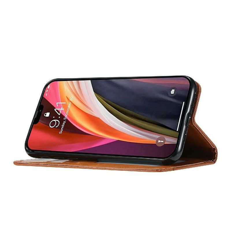 δερματινη θηκη iPhone 13 Pro Max Μαύρο Θήκη Καρτών Απομίμησης Δέρματος