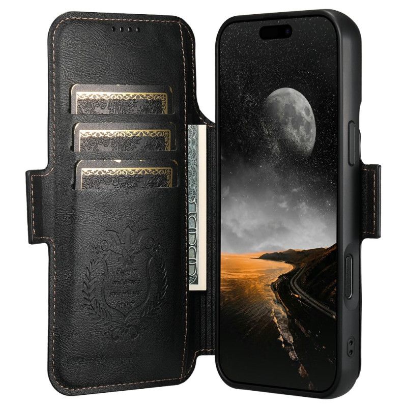 Δερματινη Θηκη iPhone 17 Pro Max Αποσπώμενη Θήκη Magsafe Δίχρωμη Suteni