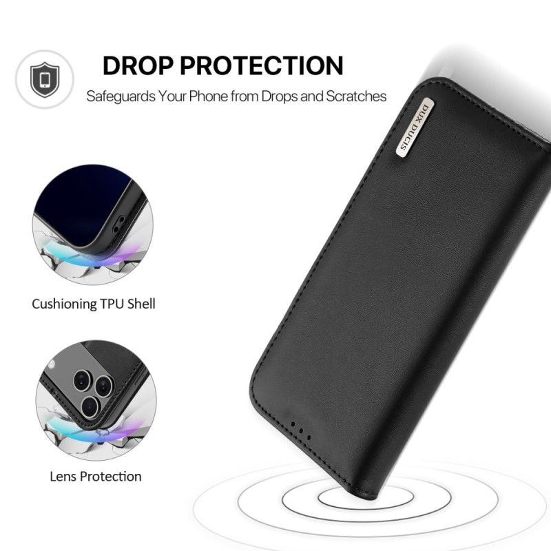 Δερματινη Θηκη iPhone 17 Pro Max Σειρά Dux Ducis Hivo Σιλικόνης