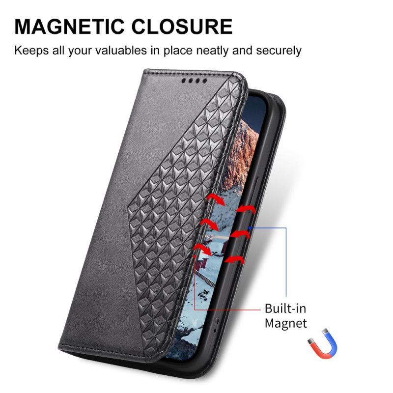 Δερματινη Θηκη iPhone 17 Pro Max Σχέδιο Με Διαμάντια