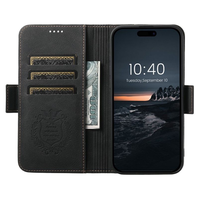 Δερματινη Θηκη iPhone 17 Pro Max Συμβατό Με Magsafe Premium Vintage