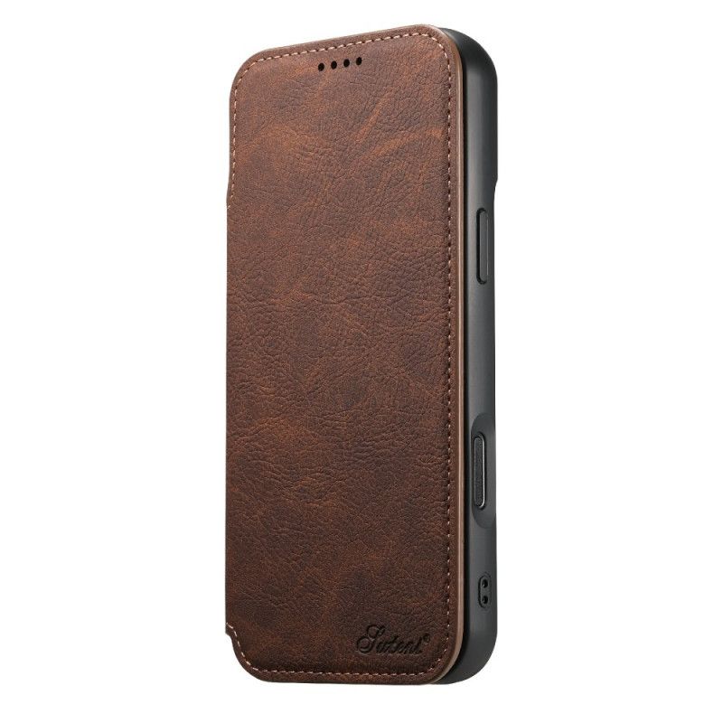 Δερματινη Θηκη iPhone 17 Pro Max Συμβατό Με Magsafe Suteni