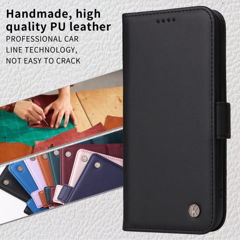 Δερματινη Θηκη iPhone 17 Pro Max Vintage Yikatu