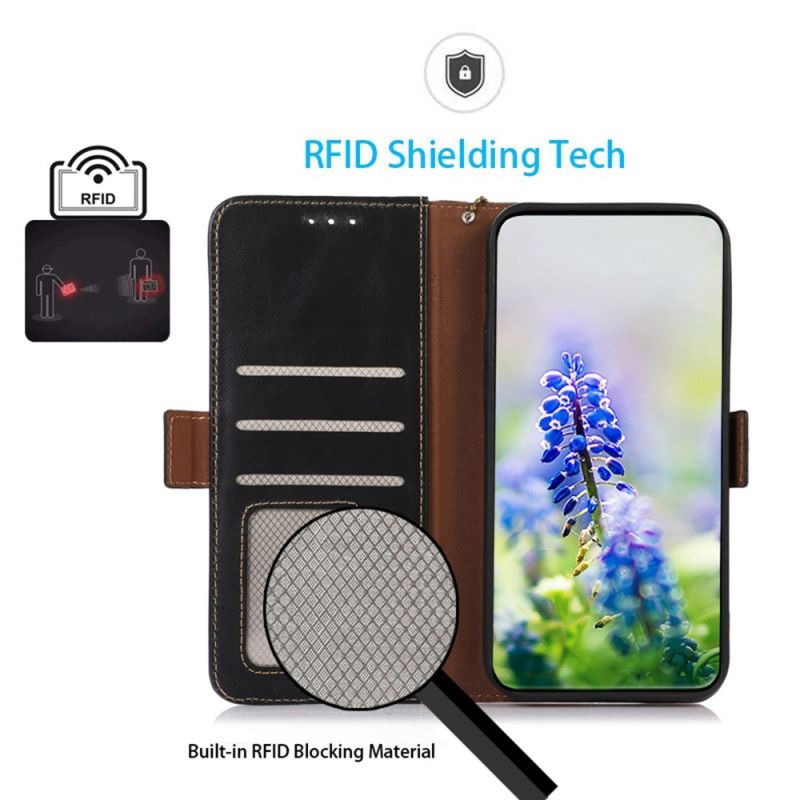 Δερματινη Θηκη iPhone 17 Pro Πορτοφόλι Rfid Από Υψηλής Ποιότητας Δέρμα Abeel