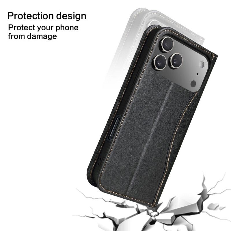 Δερματινη Θηκη iPhone 17 Pro Σχεδιασμός Δέρματος Υψηλής Ποιότητας Σιλικόνης