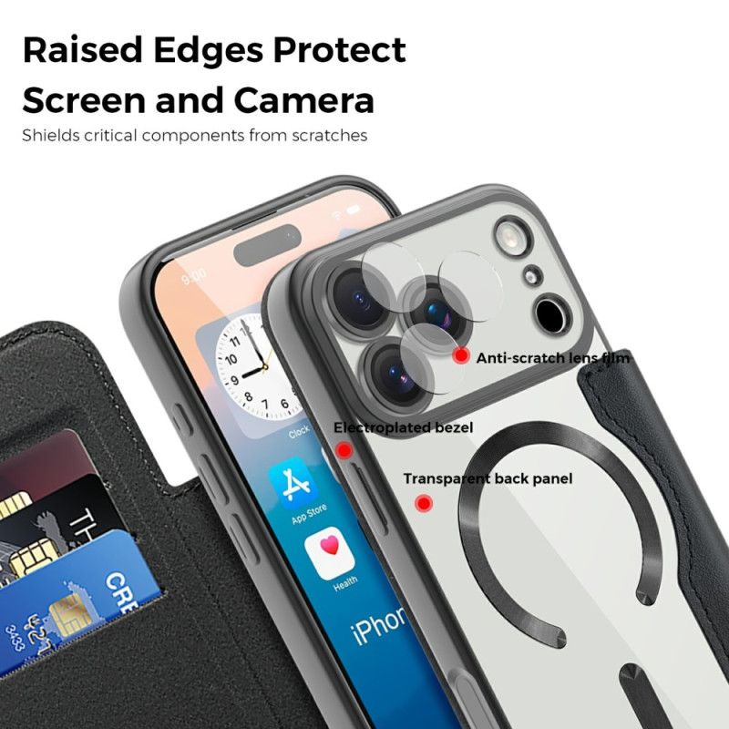 Δερματινη Θηκη iPhone 17 Pro Συμβατό Με Magsafe Καπιτονέ
