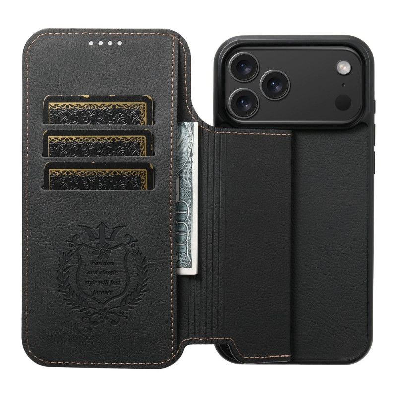 Δερματινη Θηκη iPhone 17 Pro Συμβατό Με Magsafe Vintage Σχεδιασμός