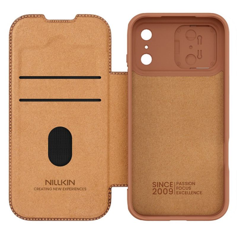Δερματινη Θηκη iPhone 17 Pro Θήκες Κινητών Qin Pro Series Nillkin