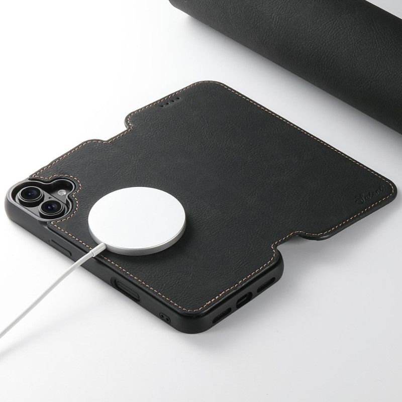 Δερματινη Θηκη iPhone 17 Στυλ Δερμάτινου Συμβατού Με Magsafe