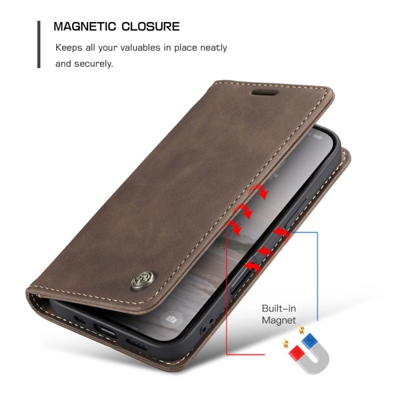 Δερματινη Θηκη iPhone 17 Θήκες Κινητών Προστασία Rfid Caseme