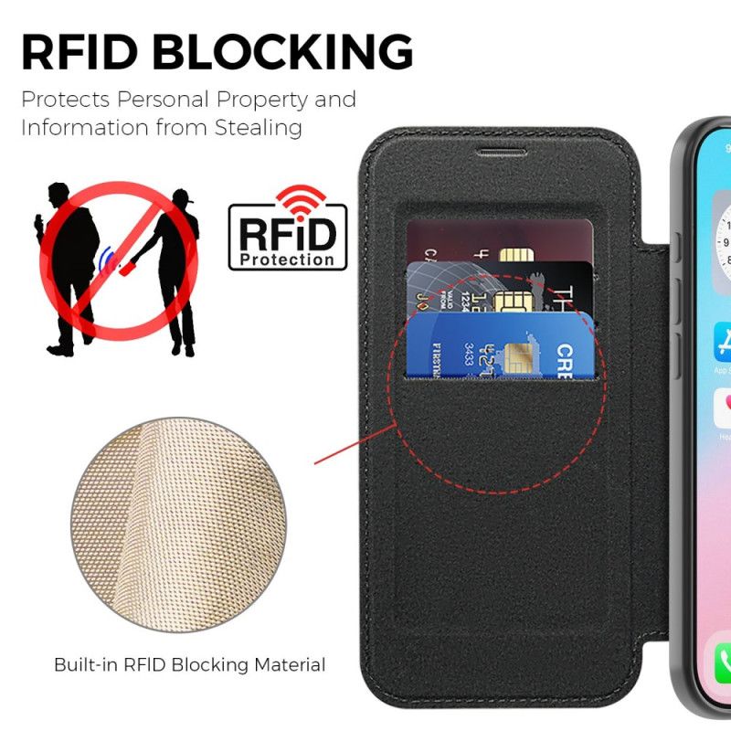 Δερματινη Θηκη iPhone Air Magsafe Συμβατό Με Μπλοκάρισμα Rfid