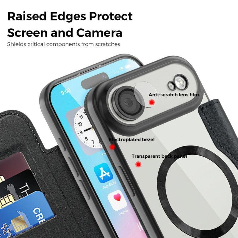 Δερματινη Θηκη iPhone Air Magsafe Συμβατό Με Μπλοκάρισμα Rfid