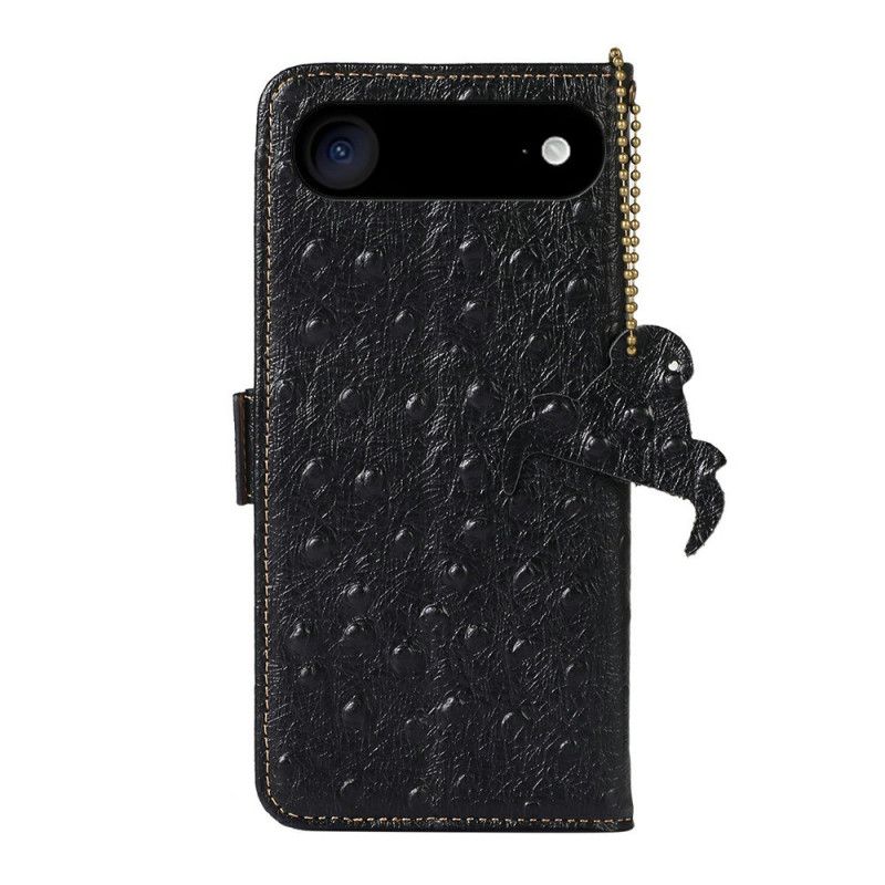 Δερματινη Θηκη iPhone Air Σχέδιο Στρουθοκάμηλου Με Αποκλεισμό Rfid
