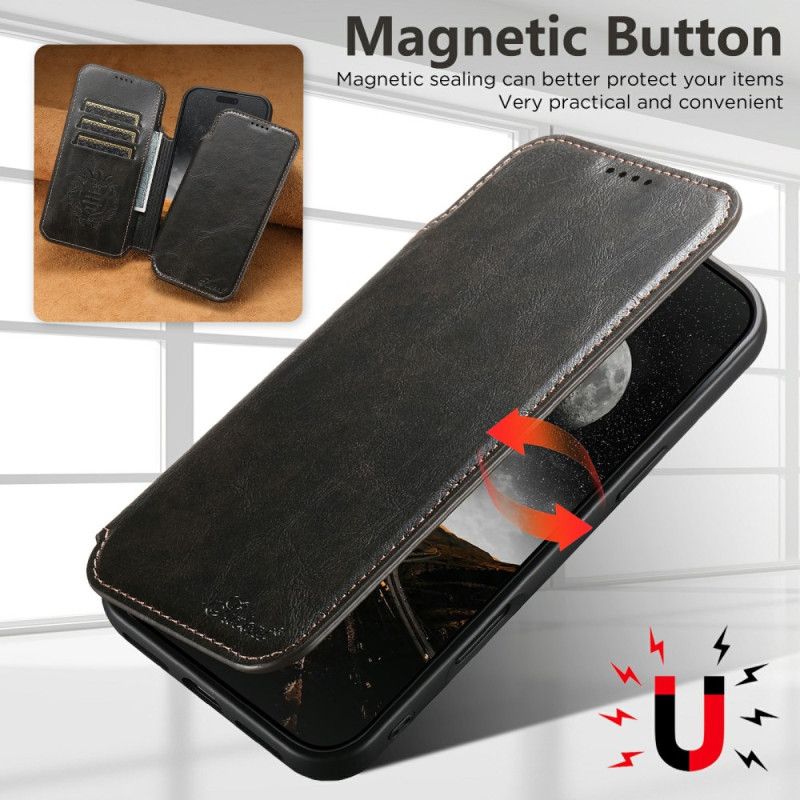 Δερματινη Θηκη iPhone Air Συμβατό Με Magsafe Vintage Στυλ