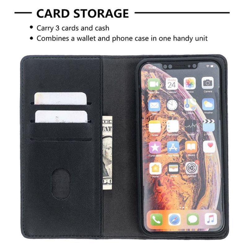 δερματινη θηκη iPhone XS Max Μαύρο Αποσπώμενο Κέλυφος Από Γνήσιο Δέρμα σιλικόνης