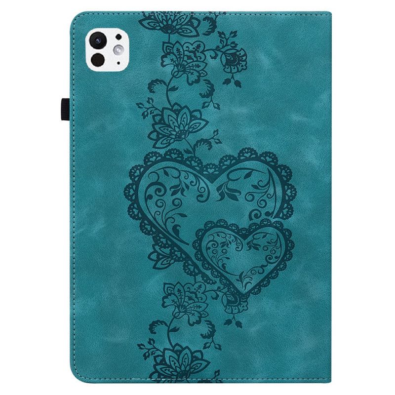 Δερμάτινη Θήκη Κινητού iPad Pro 13 (2025) Θήκες Κινητών Εφέ Σουέτ Καρδιάς