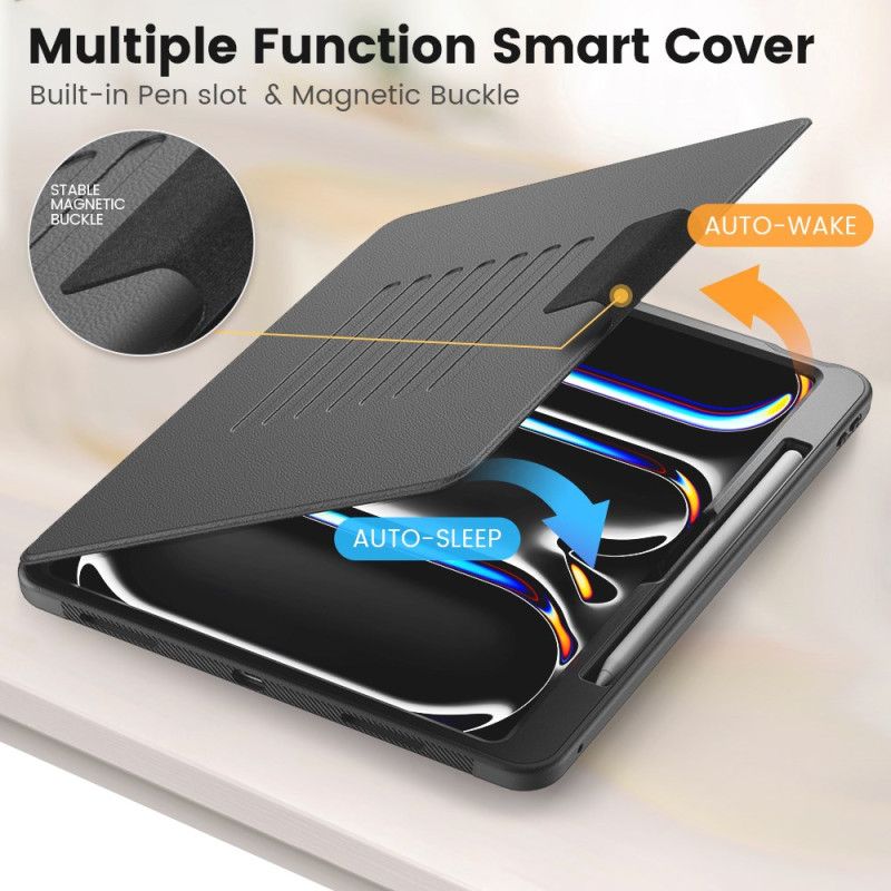 Δερμάτινη Θήκη Κινητού iPad Pro 13 (2025) Θήκες Κινητών Θήκη Καρτών Και Μαγνητική Θήκη