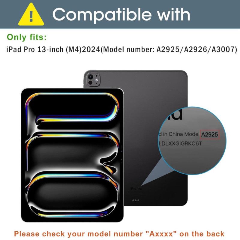 iPad Pro 13 (2025) Αποσπώμενος Μαγνητικός Σχεδιασμός