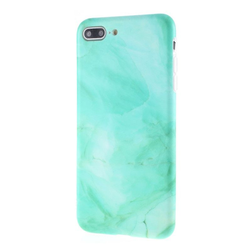 Iphone 8 Plus / 7 Plus Μαρμάρινη Θήκη Σιλικόνης