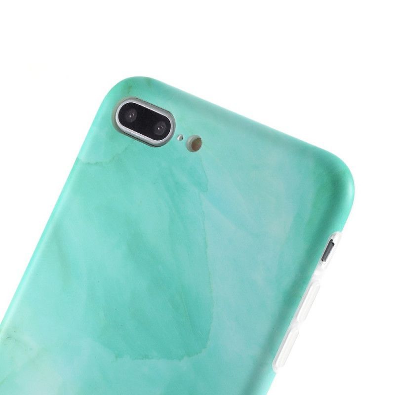 Iphone 8 Plus / 7 Plus Μαρμάρινη Θήκη Σιλικόνης