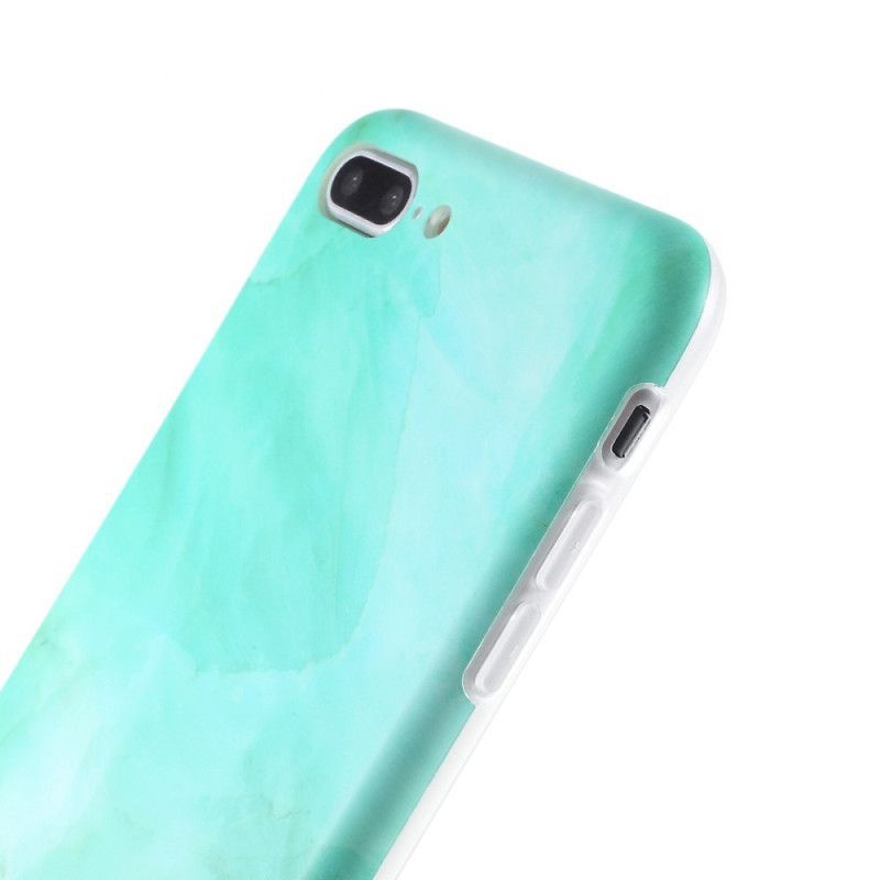 Iphone 8 Plus / 7 Plus Μαρμάρινη Θήκη Σιλικόνης
