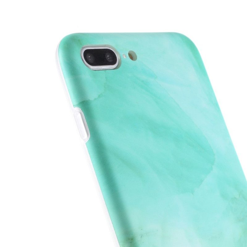 Iphone 8 Plus / 7 Plus Μαρμάρινη Θήκη Σιλικόνης