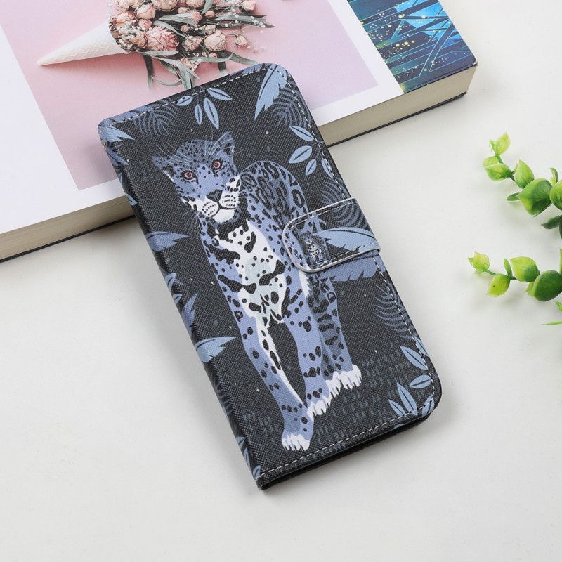 Κάλυμμα Folio iPhone 12 Mini Στρινγκ Λεοπάρ