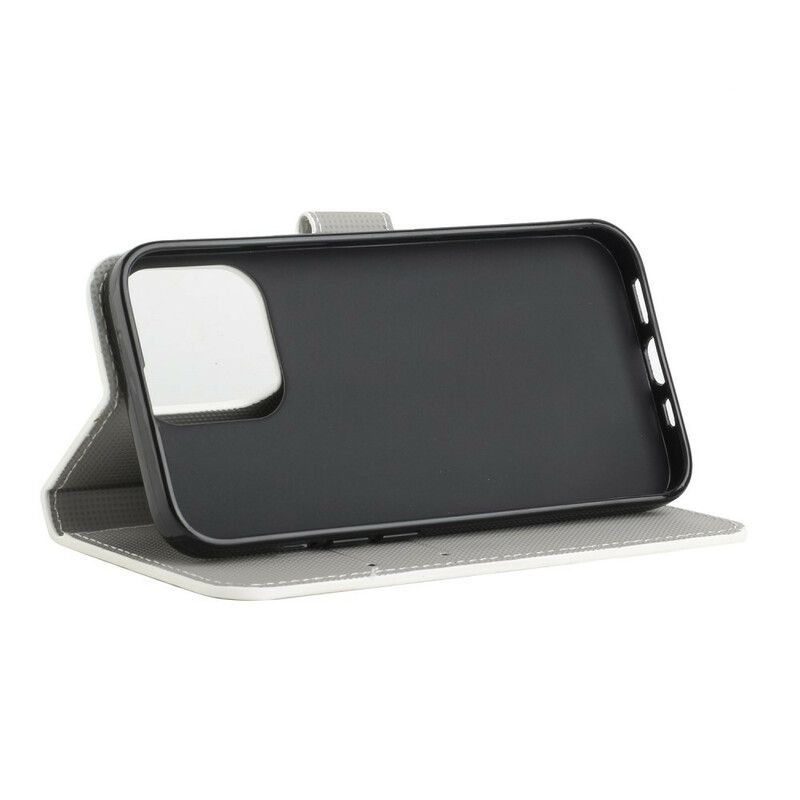 Κάλυμμα Folio iPhone 13 Κοιμισμένη Κουκουβάγια