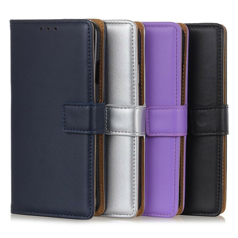 Κάλυμμα Folio iPhone 13 Mini Μαύρο Απλό Δερμάτινο Εφέ