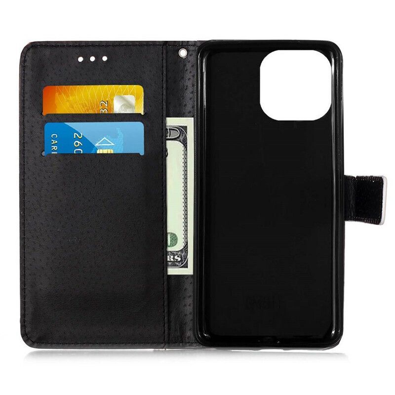 Κάλυμμα Folio iPhone 13 Pro Θήκες Κινητών Γατάκι Και Μαμά