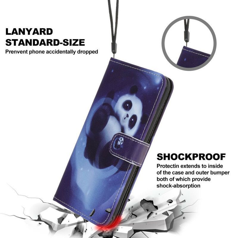 Κάλυμμα Folio iPhone 13 Pro Χώρος Panda
