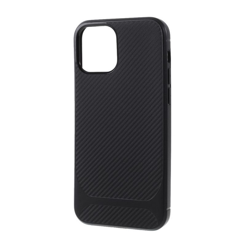 Κάλυμμα Για iPhone 12 Mini Μαύρο Έγχρωμο Ανθρακόνημα