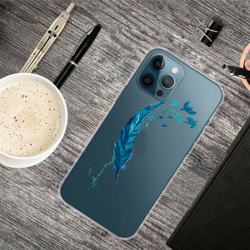 Κάλυμμα Για iPhone 13 Pro Max Όμορφο Μπλε Φτερό