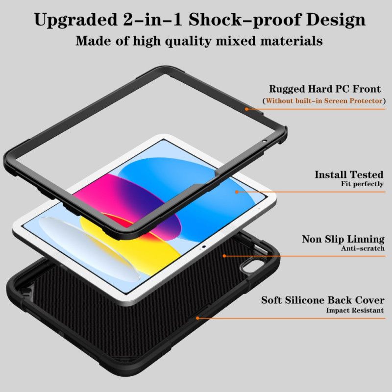 Κάλυμμα iPad (2025) Βάση Punk Και Ιμάντας Ώμου