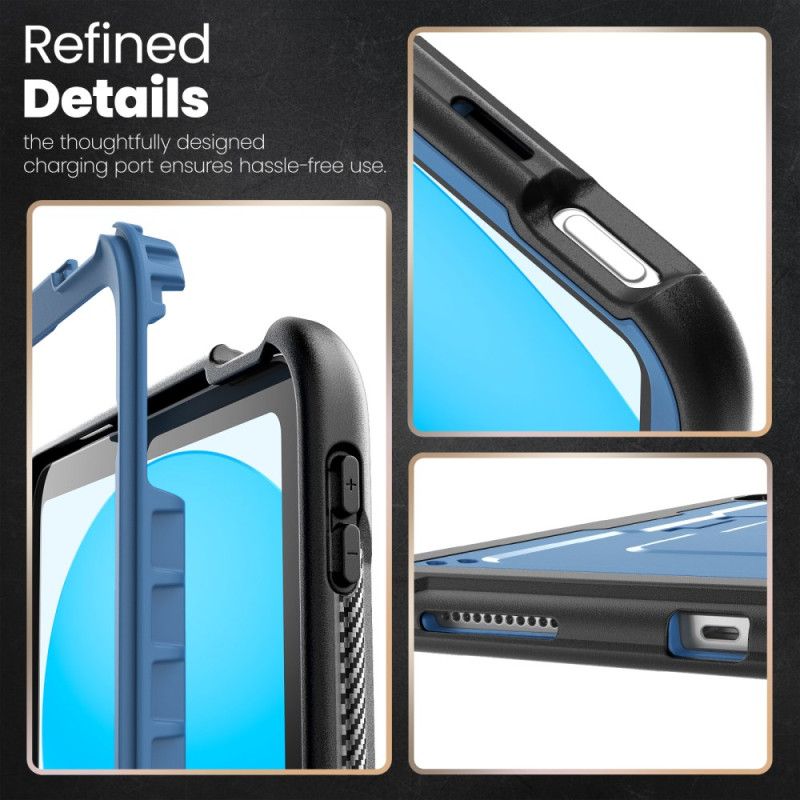 Κάλυμμα iPad (2025) Ενσωματωμένη Βάση Στήριξης Και Ιμάντας Στήριξης