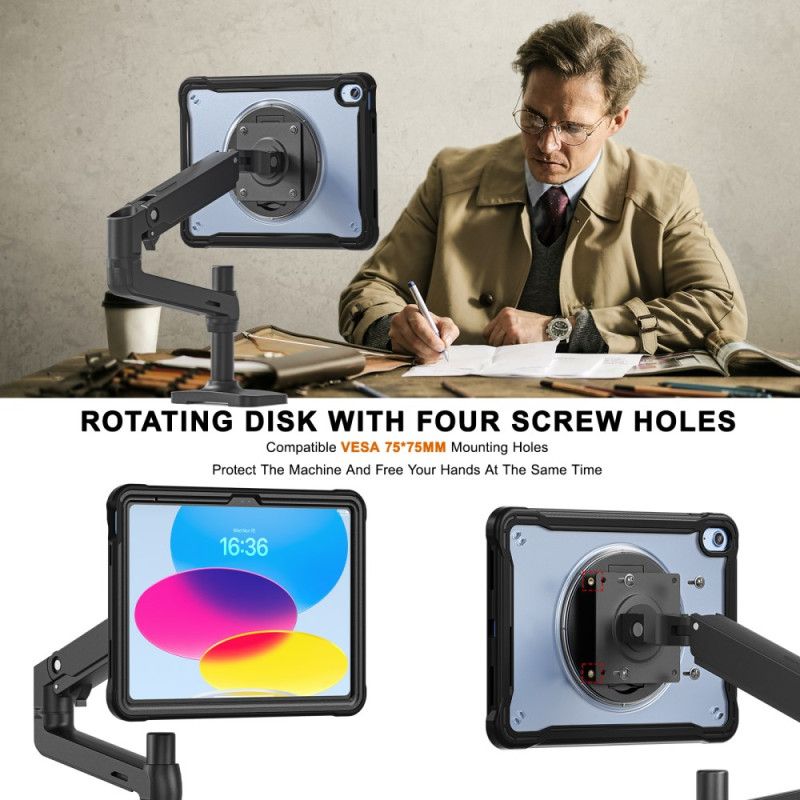 Κάλυμμα iPad (2025) Ενσωματωμένη Ρυθμιζόμενη Βάση Σιλικόνης